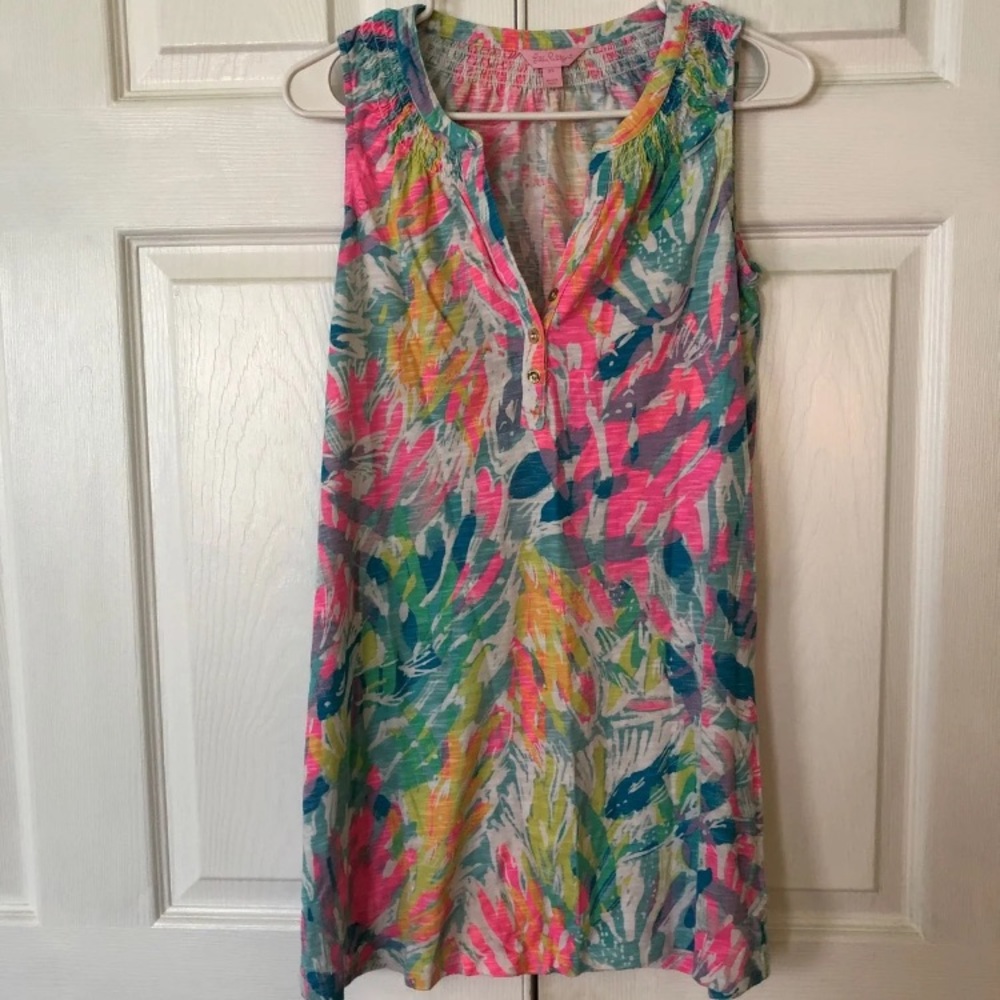 Lilly Pulitzer dress in sparkling sands